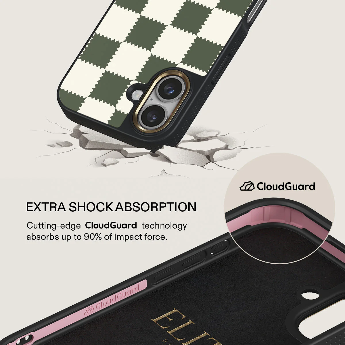 Retro Grid - iPhone 16 Plus Case - Image 8