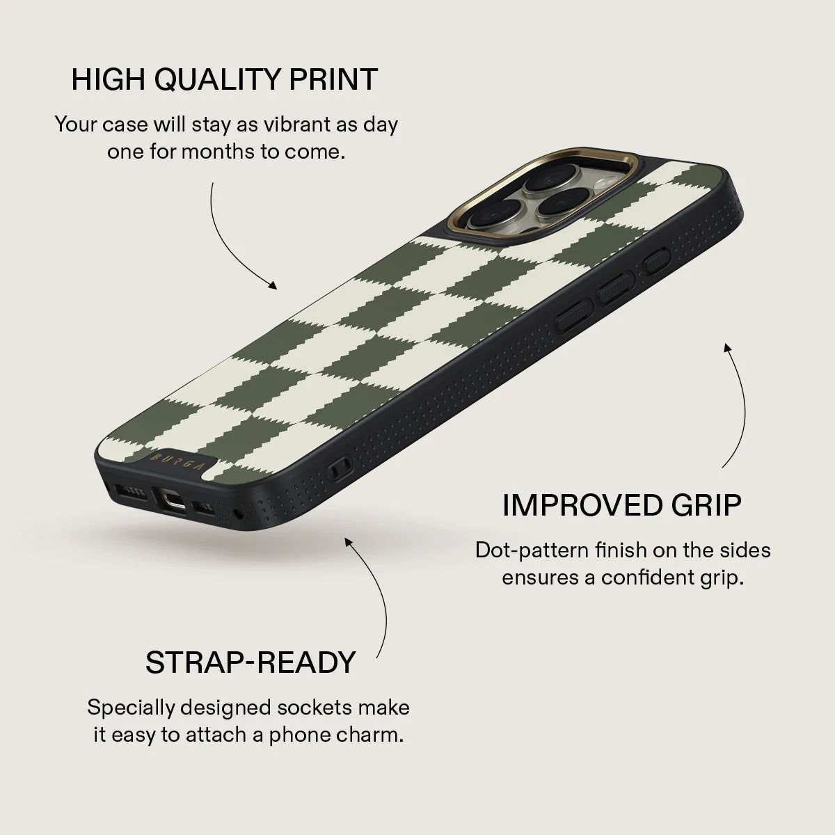 Retro Grid - iPhone 16 Pro Case - Image 10