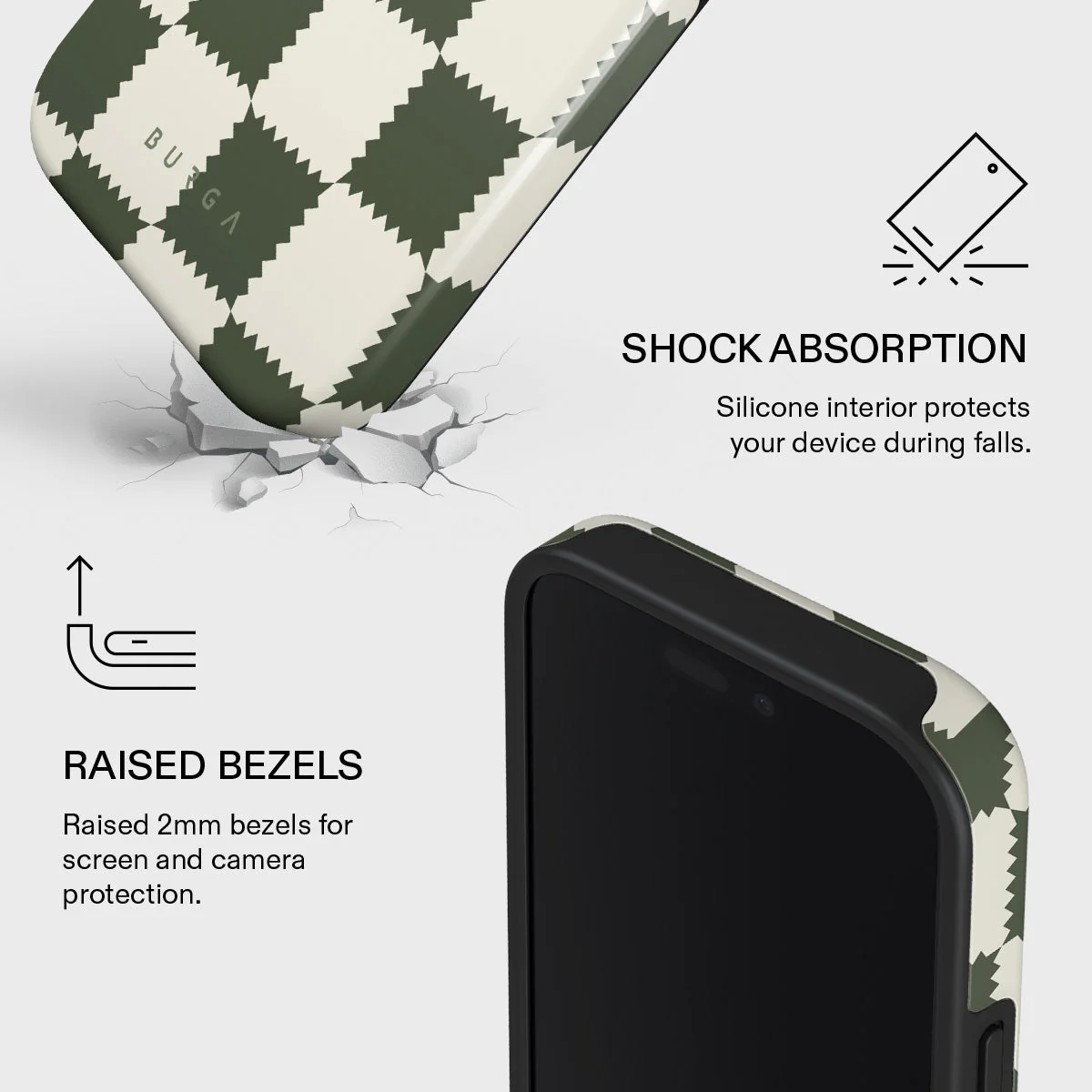 Retro Grid - iPhone 16 Pro Case - Image 4