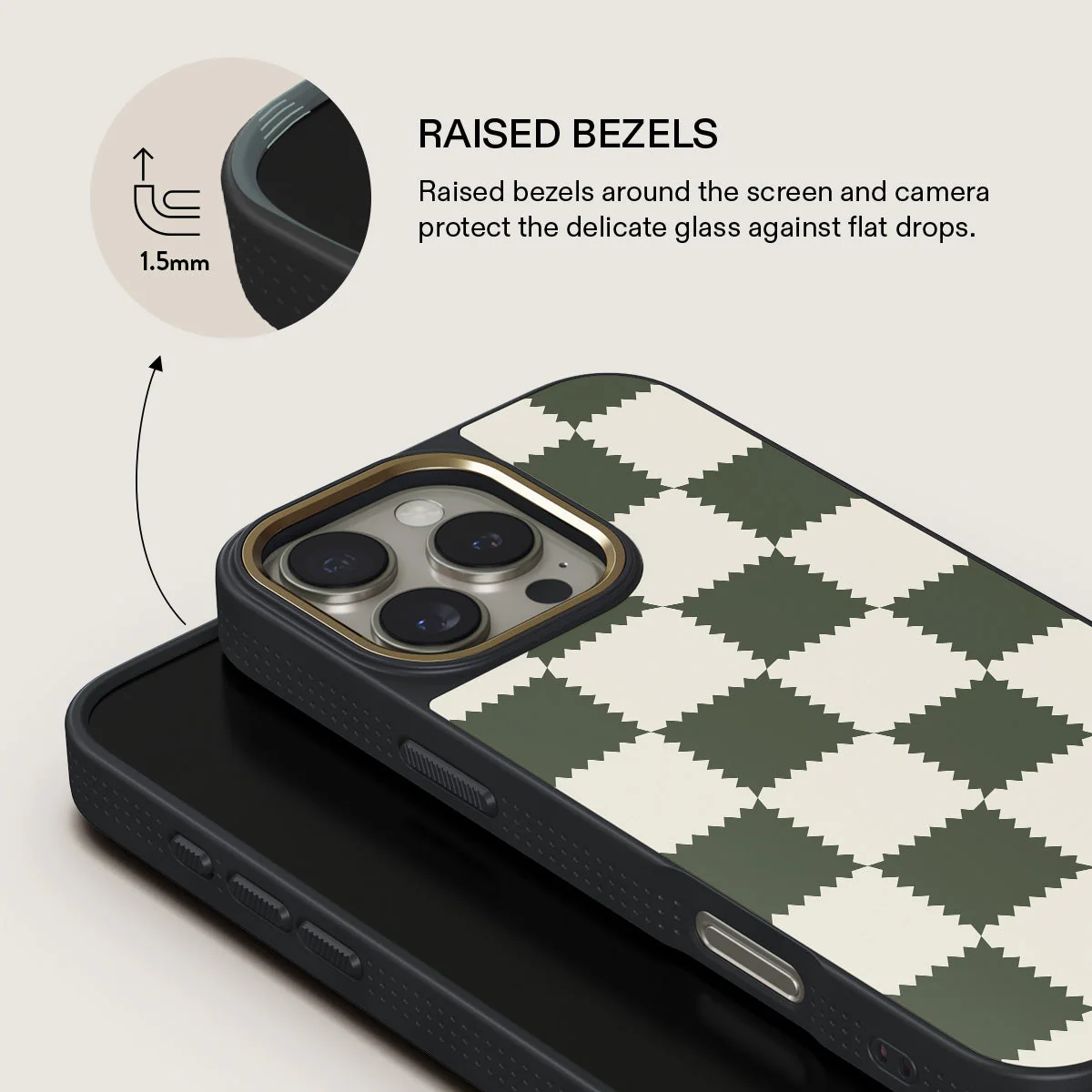 Retro Grid - iPhone 16 Pro Max Case - Image 9