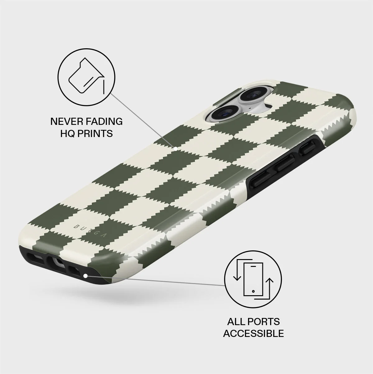 Retro Grid - iPhone 17 Case - Image 3
