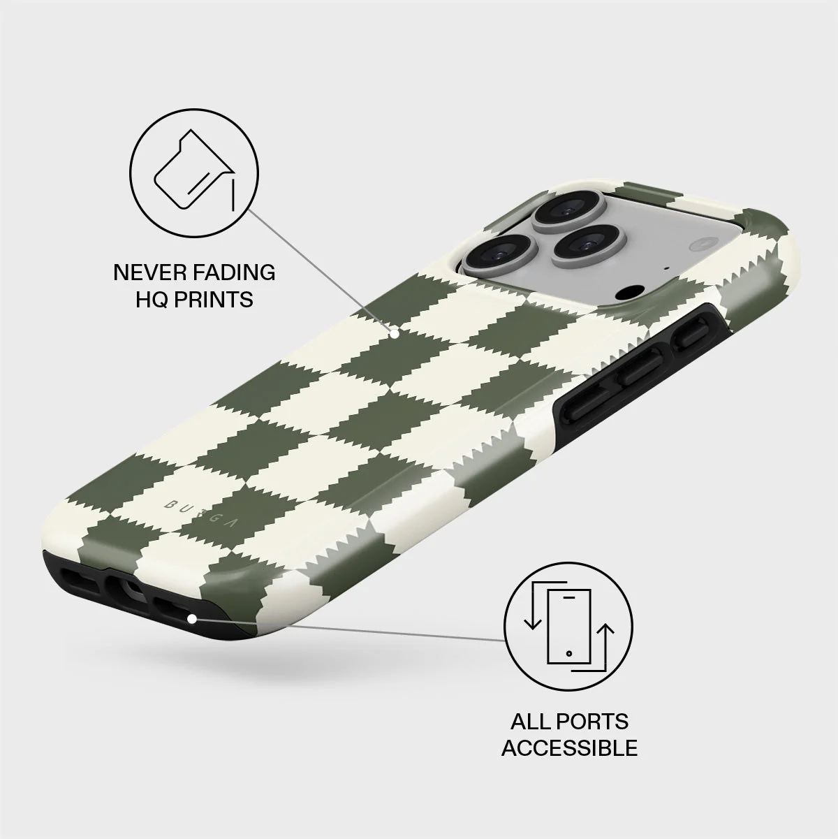 Retro Grid - iPhone 17 Pro Case - Image 3