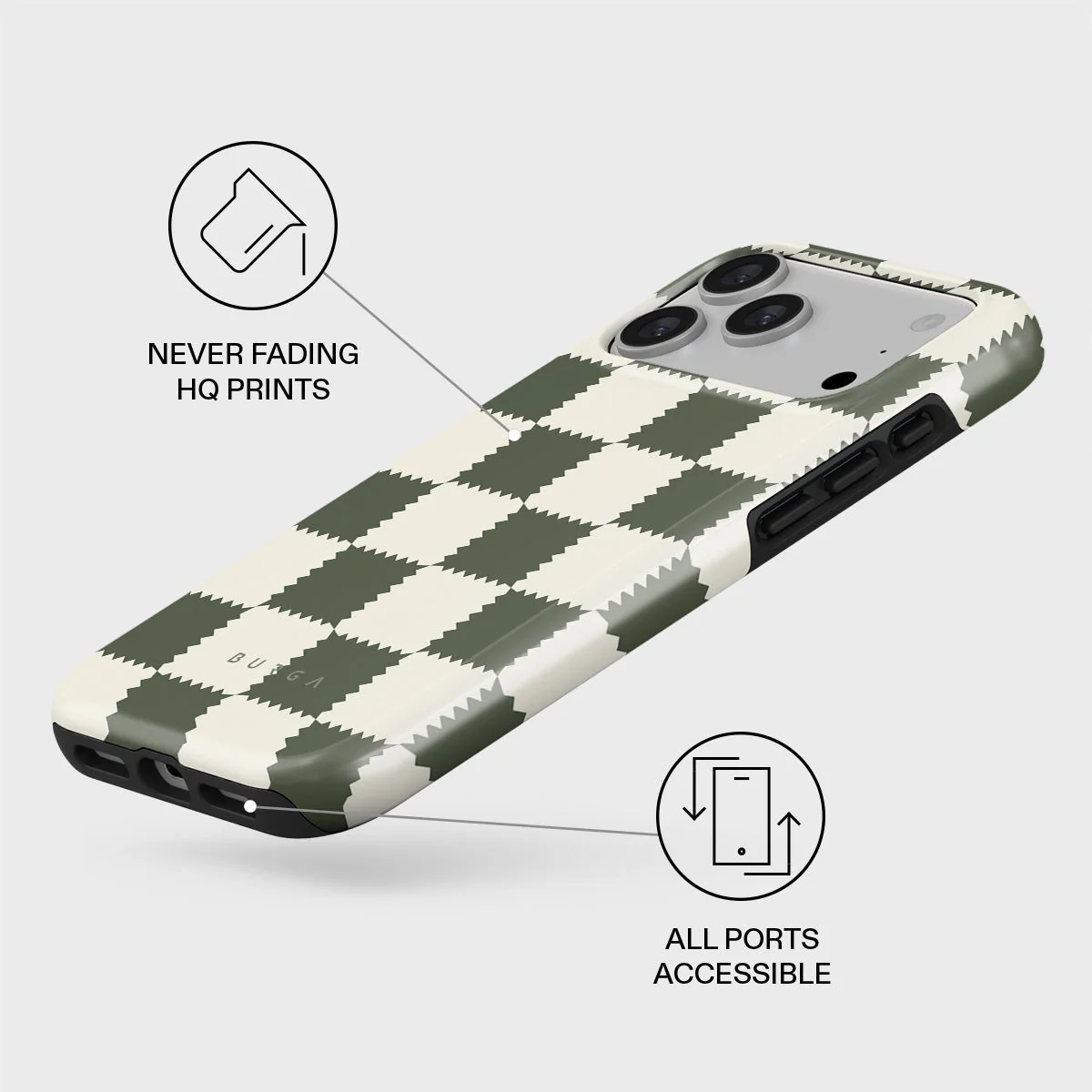 Retro Grid - iPhone 17 Pro Max Case - Image 3