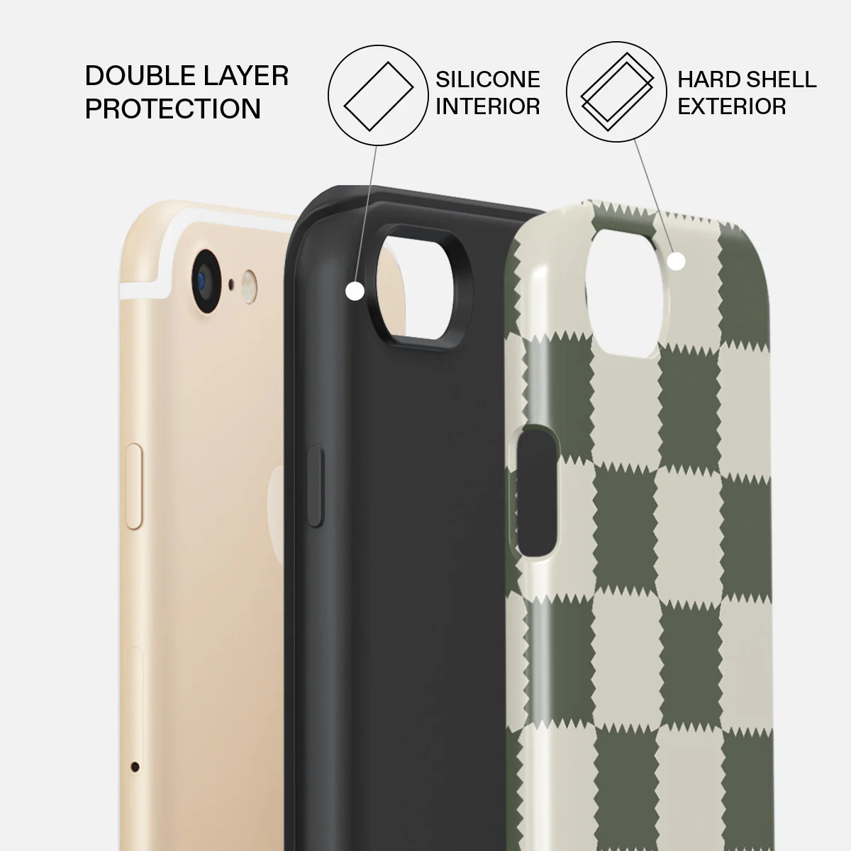Retro Grid - iPhone 7 / iPhone 8 Case - Image 6