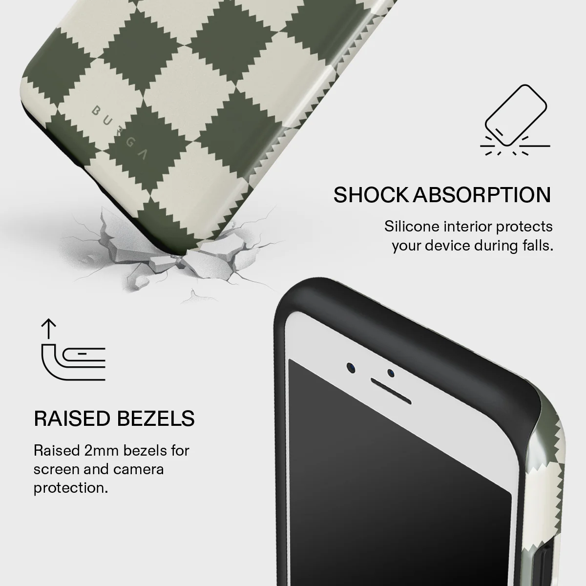 Retro Grid - iPhone 7 / iPhone 8 Case - Image 8