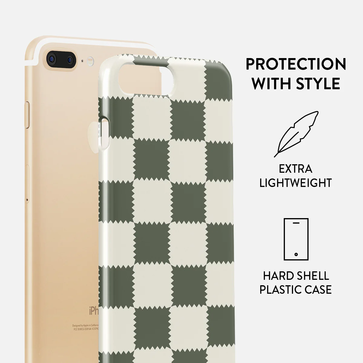 Retro Grid - iPhone 7 Plus / 8 Plus Case - Image 2
