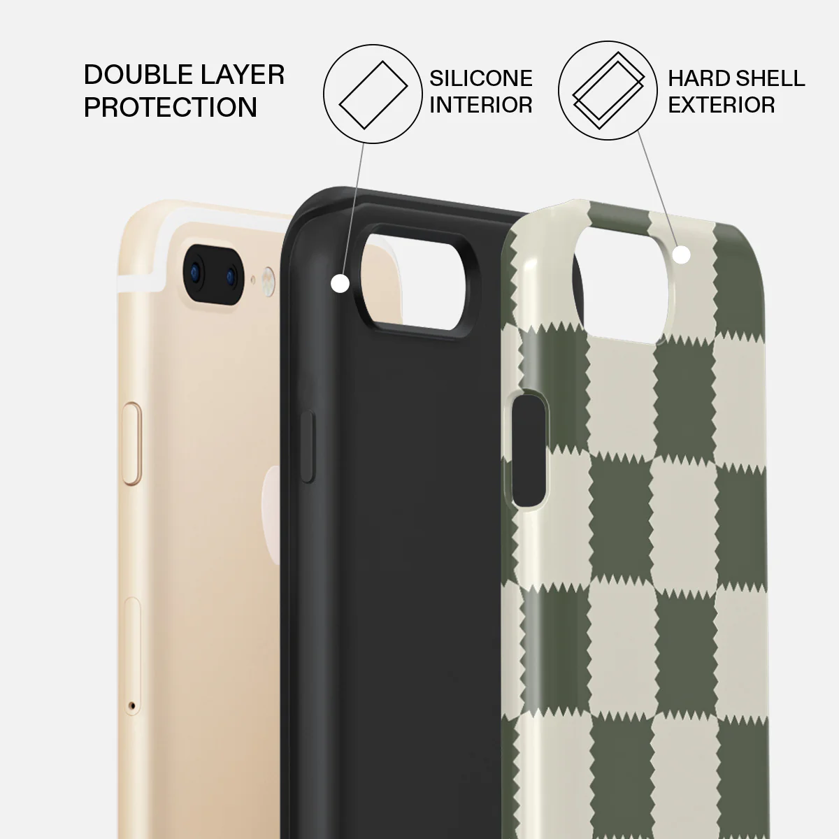 Retro Grid - iPhone 7 Plus / 8 Plus Case - Image 6