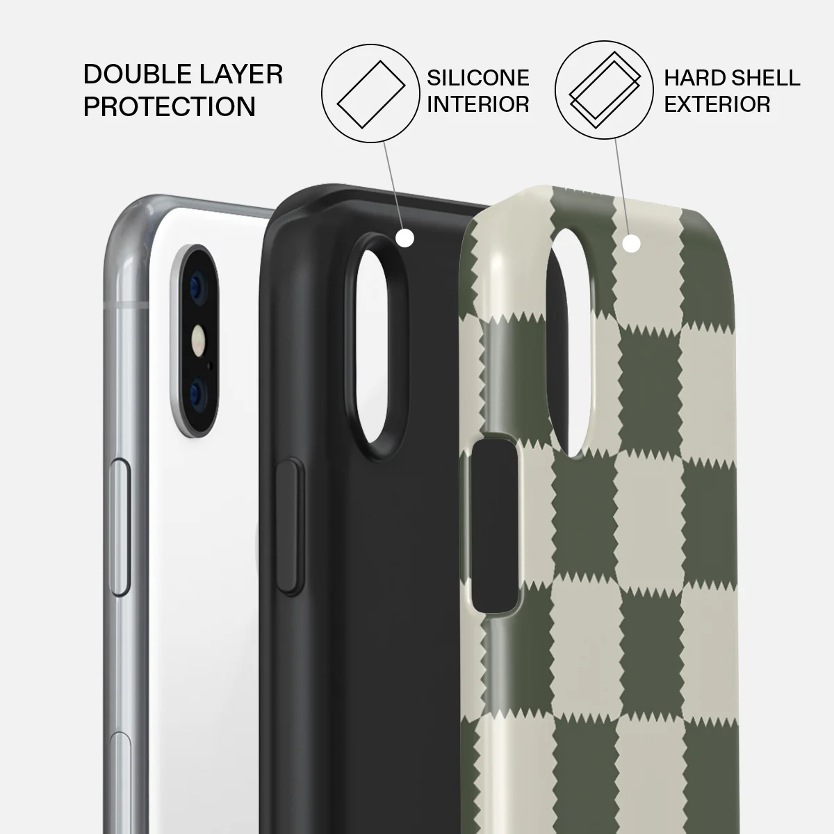 Retro Grid - iPhone X / XS Case - Image 6