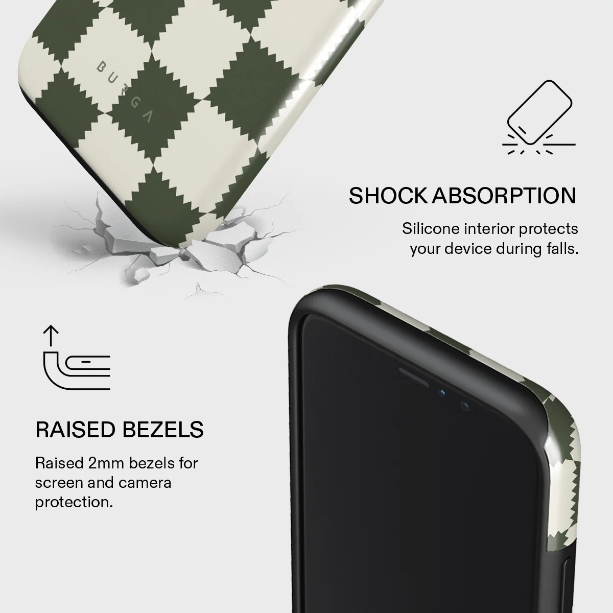 Retro Grid - iPhone X / XS Case - Image 8