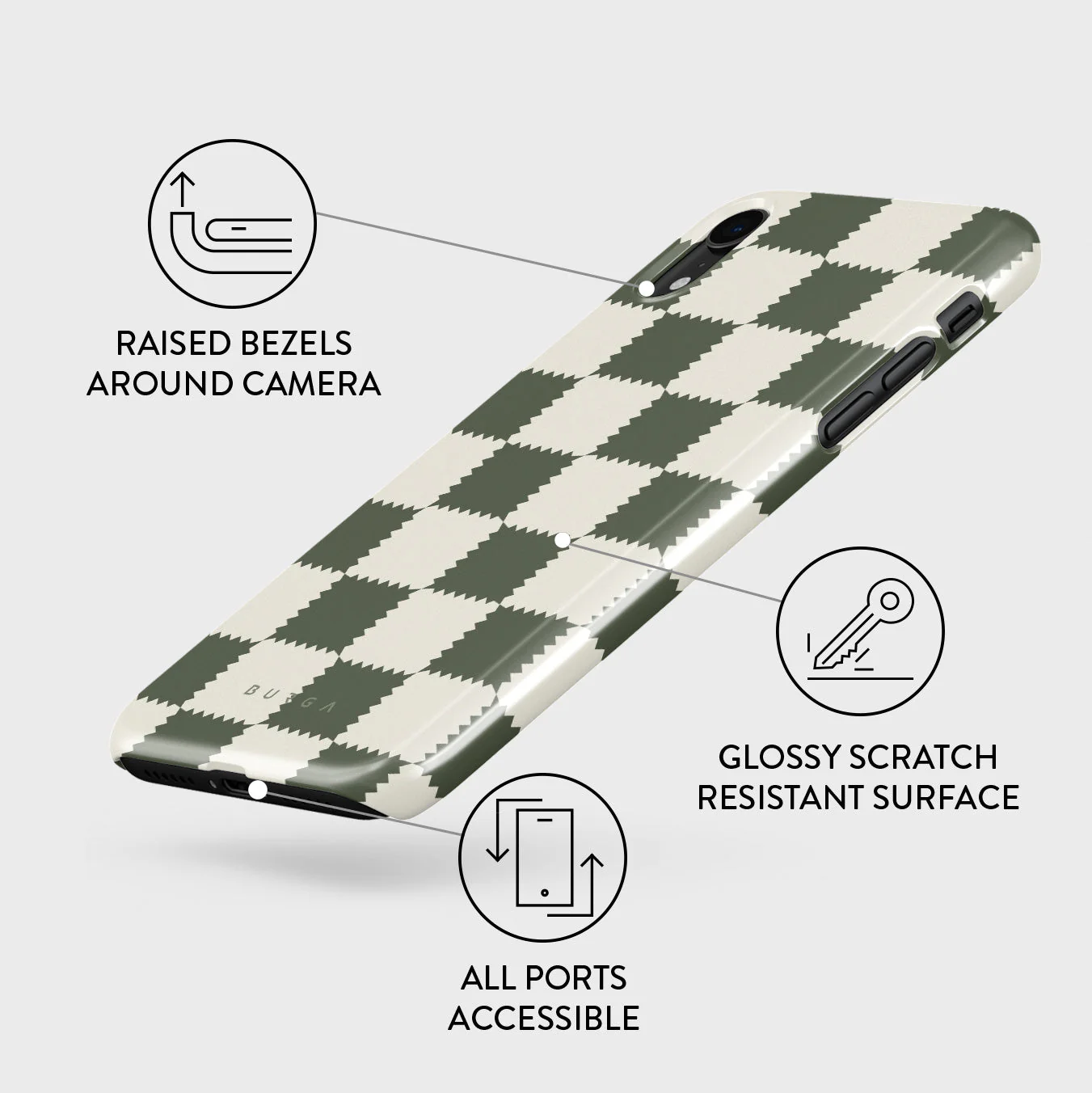 Retro Grid - iPhone XR Case - Image 3