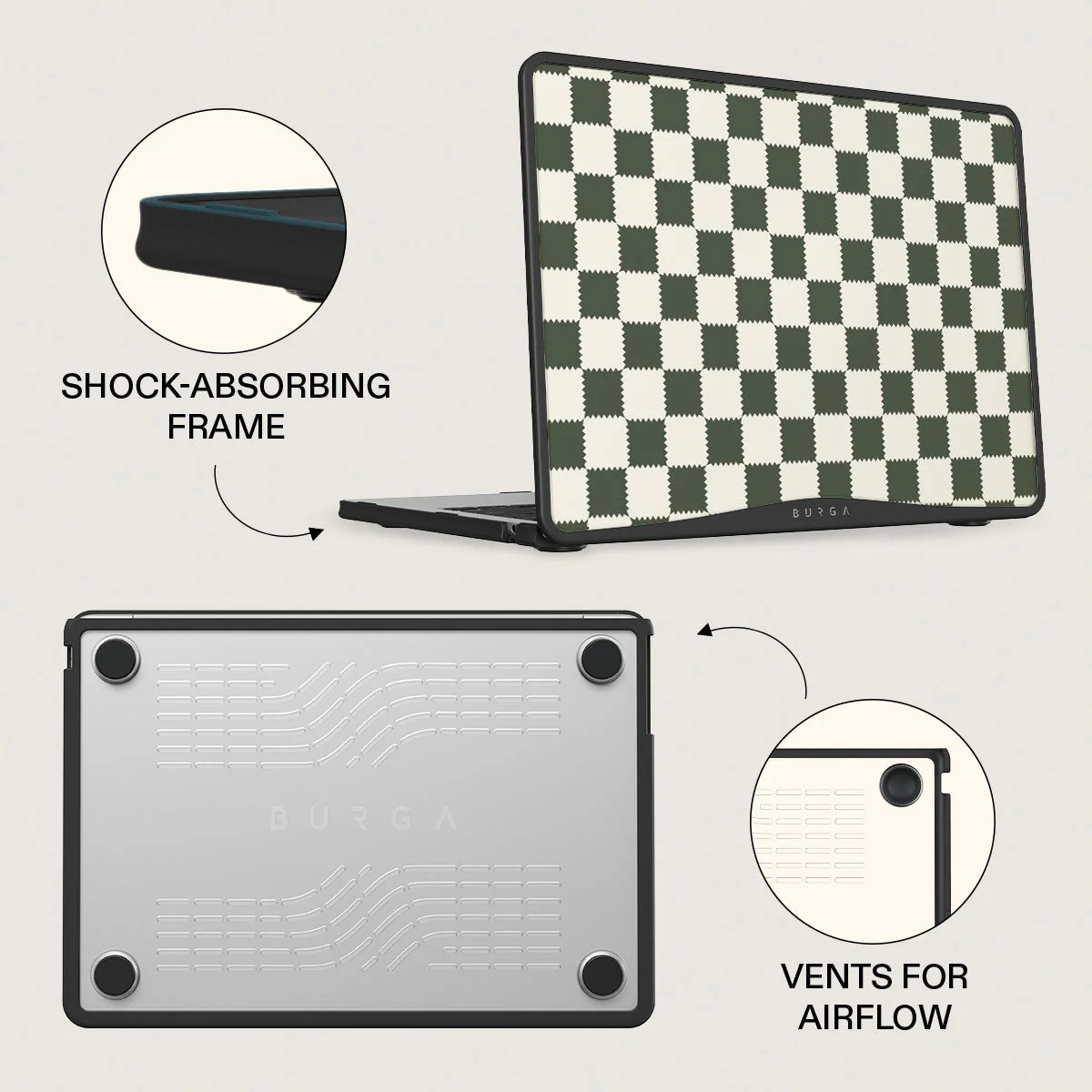 Retro Grid - Macbook Case - Image 7