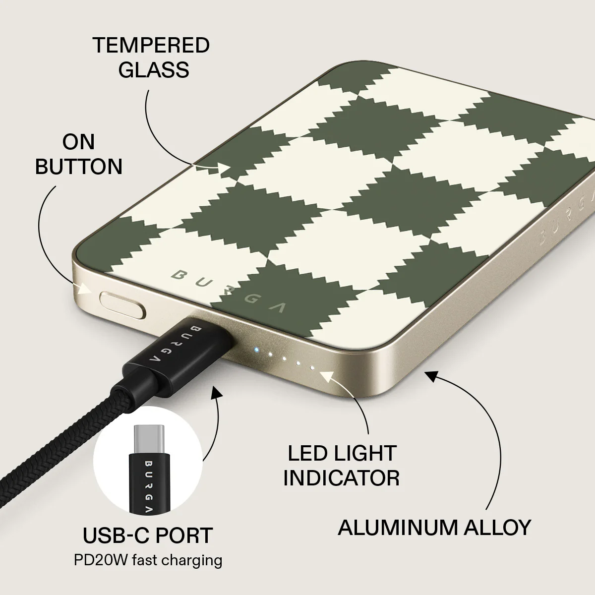 Retro Grid - Magnetic Power Bank - Image 10