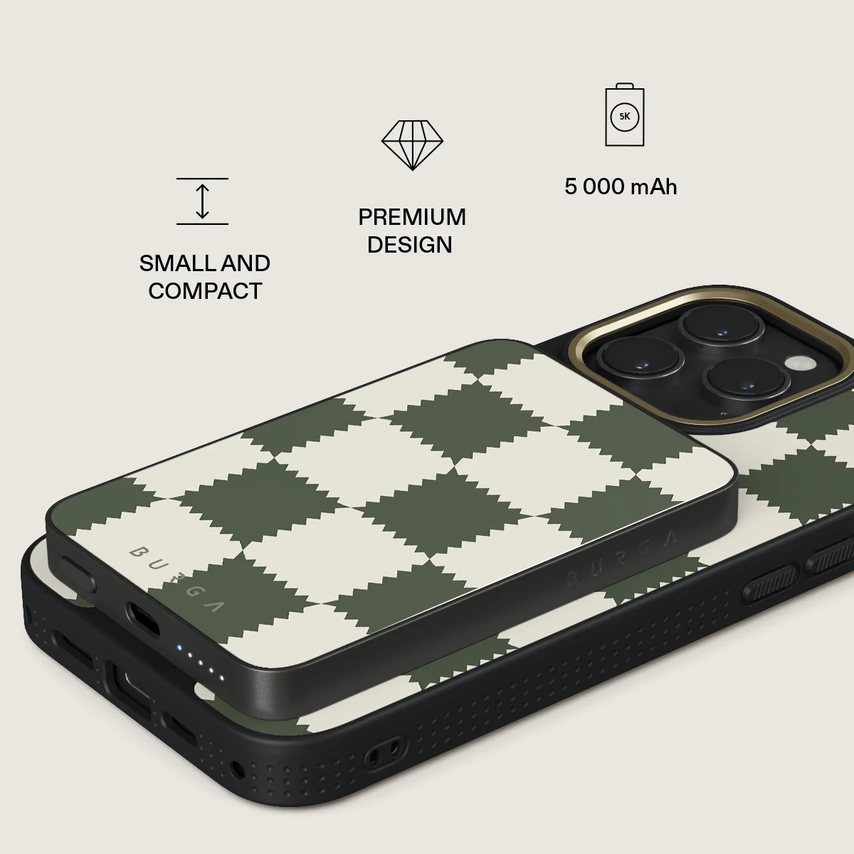 Retro Grid - Magnetic Power Bank - Image 2