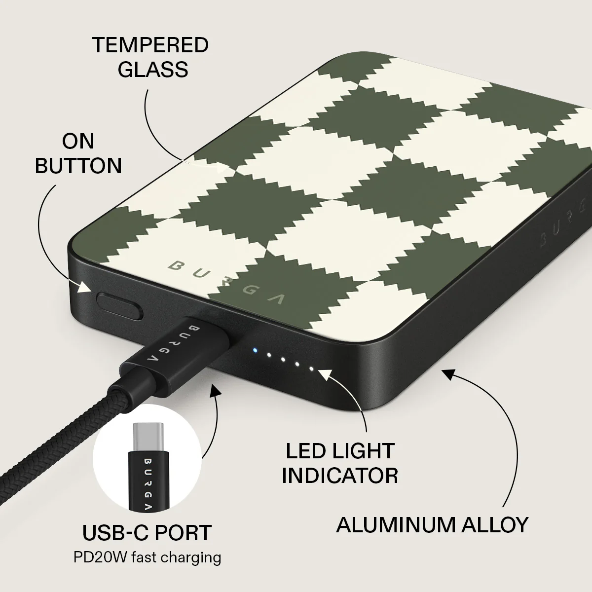 Retro Grid - Magnetic Power Bank - Image 20