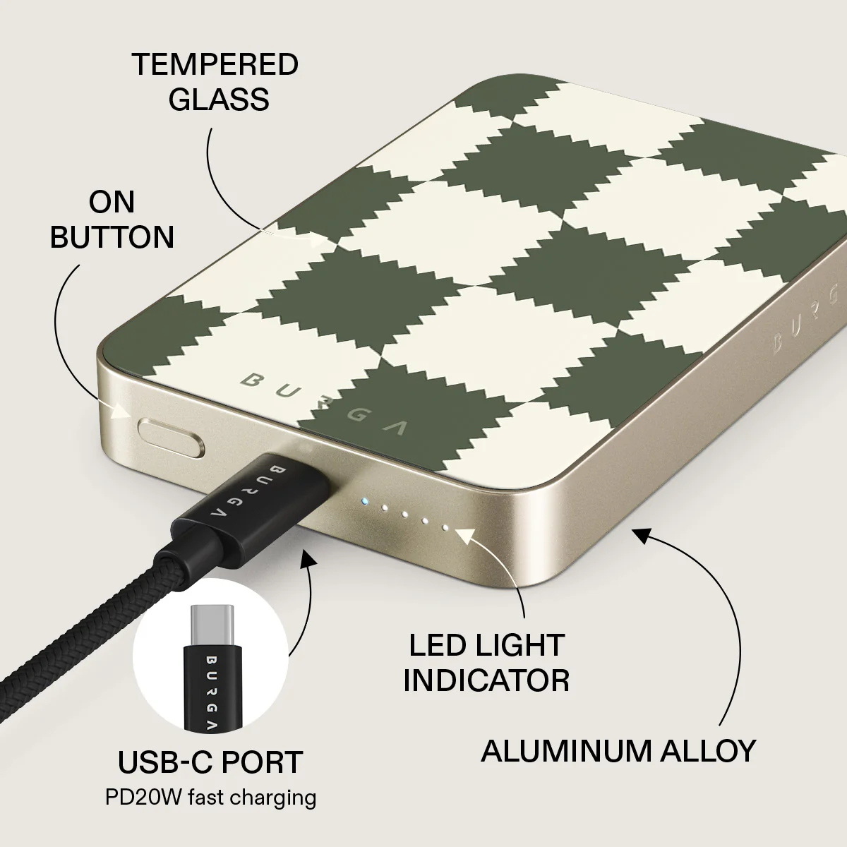 Retro Grid - Magnetic Power Bank - Image 25