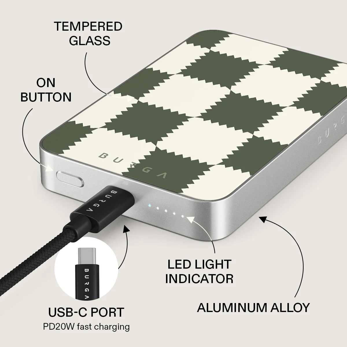 Retro Grid - Magnetic Power Bank - Image 30