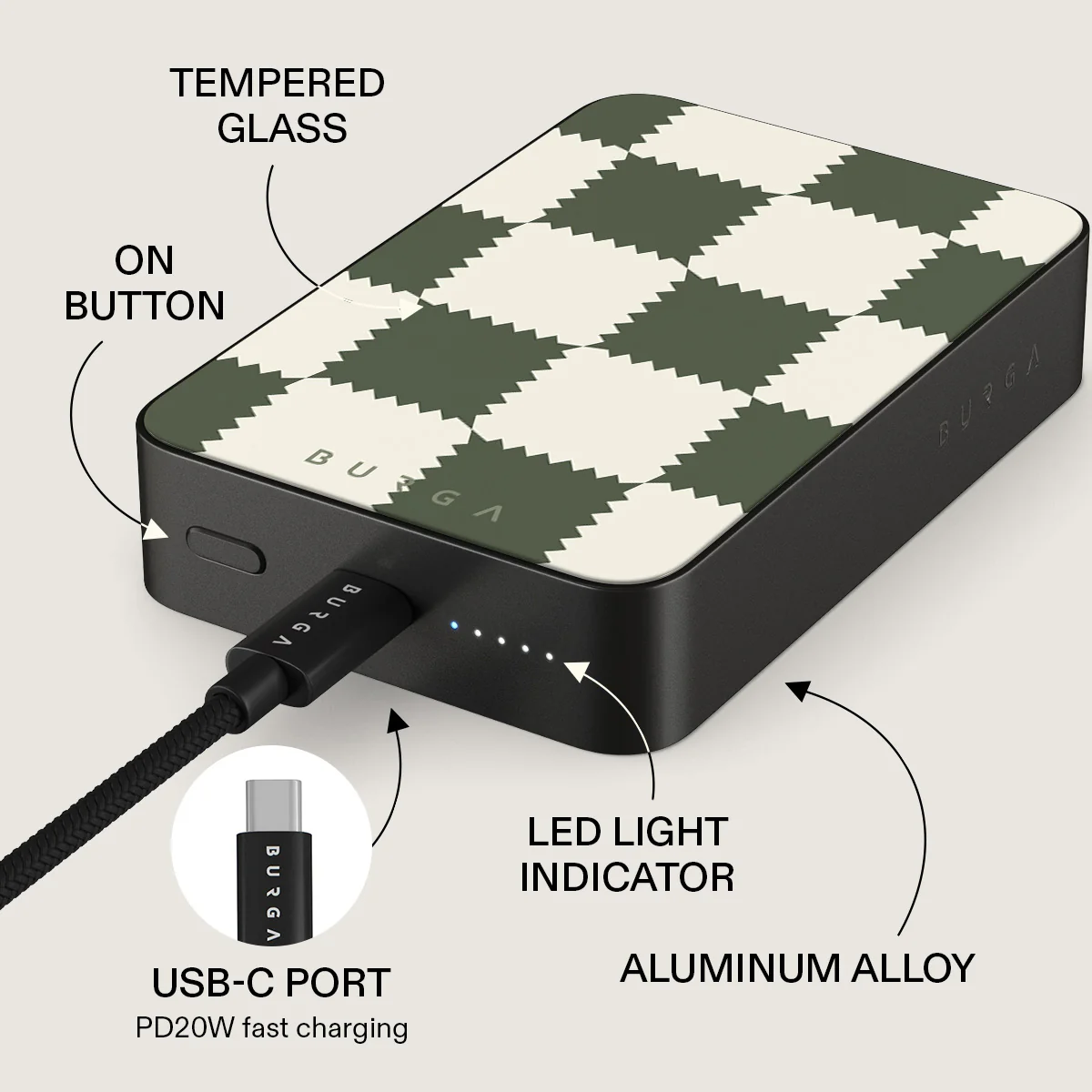 Retro Grid - Magnetic Power Bank - Image 35