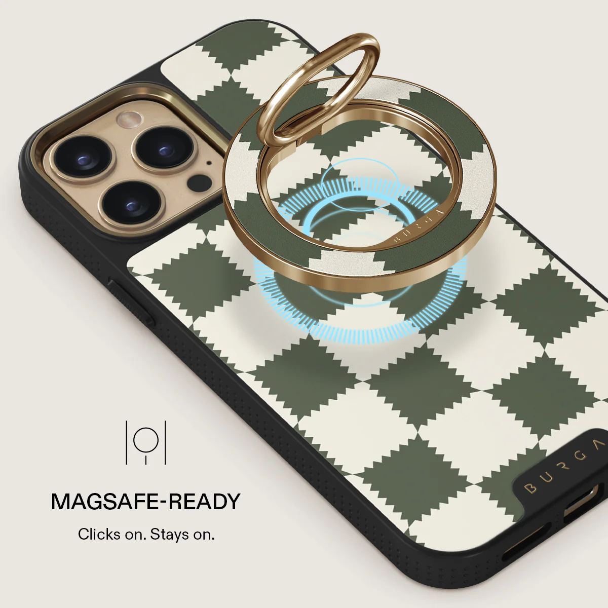 Retro Grid - Magnetic Ring Holder - Image 8