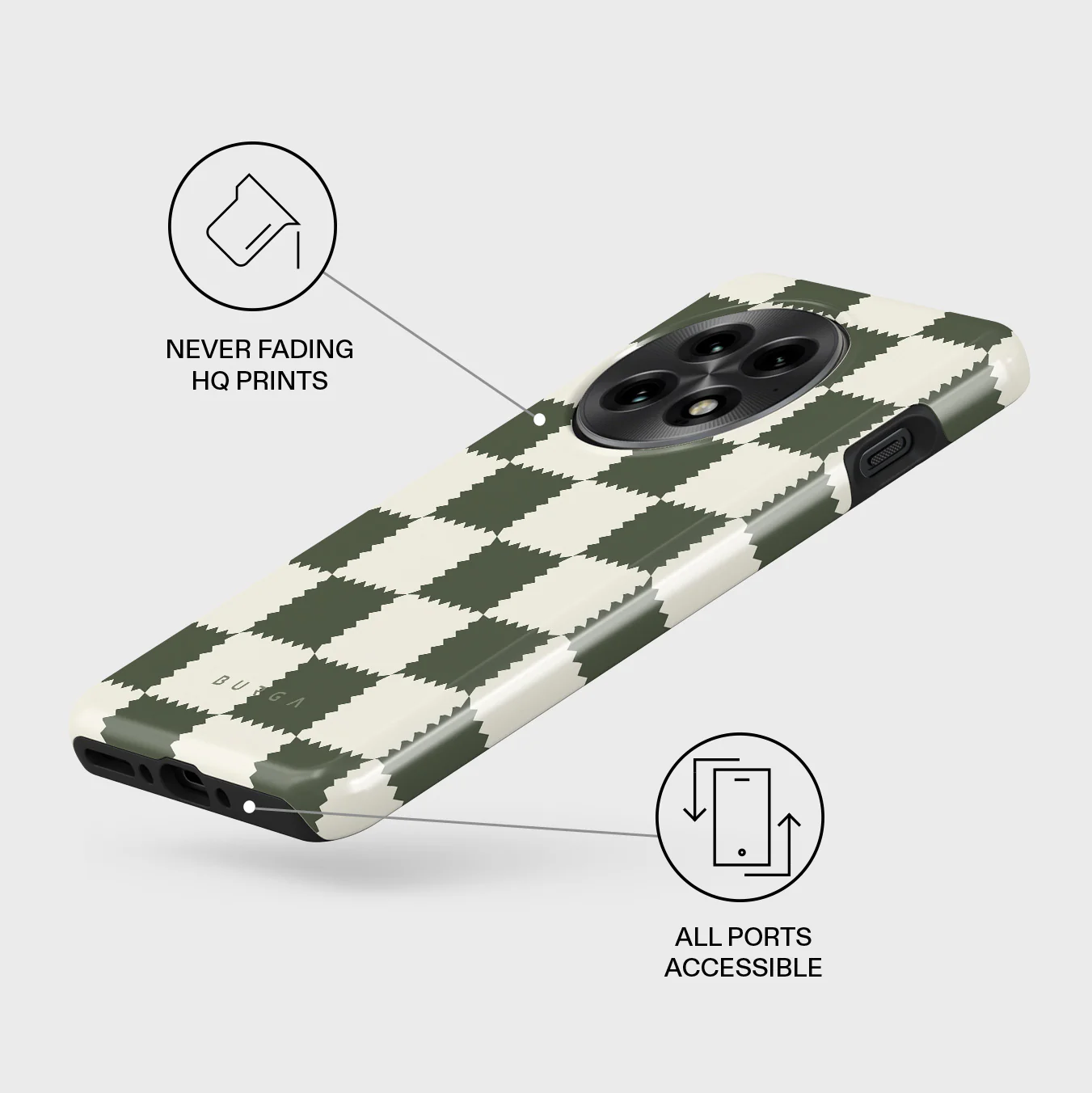 Retro Grid - OnePlus 13 Case - Image 3