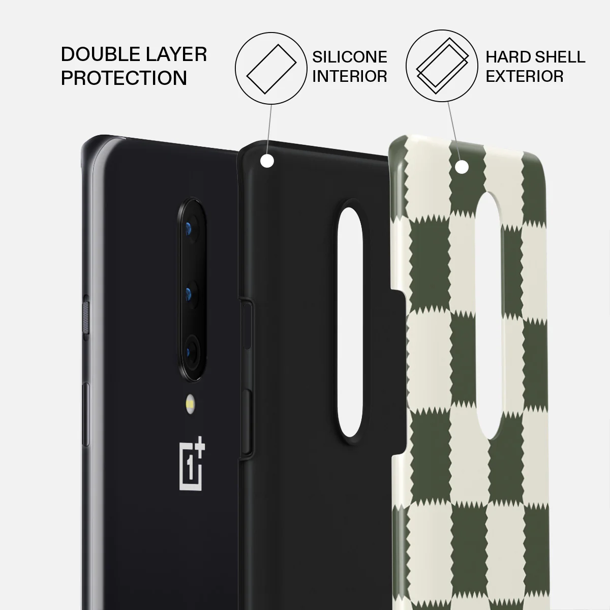 Retro Grid - OnePlus 8 Case - Image 2