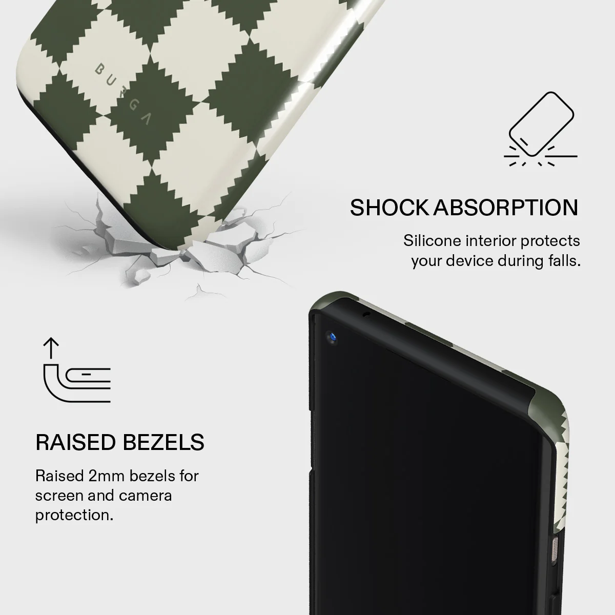 Retro Grid - OnePlus 8 Case - Image 4