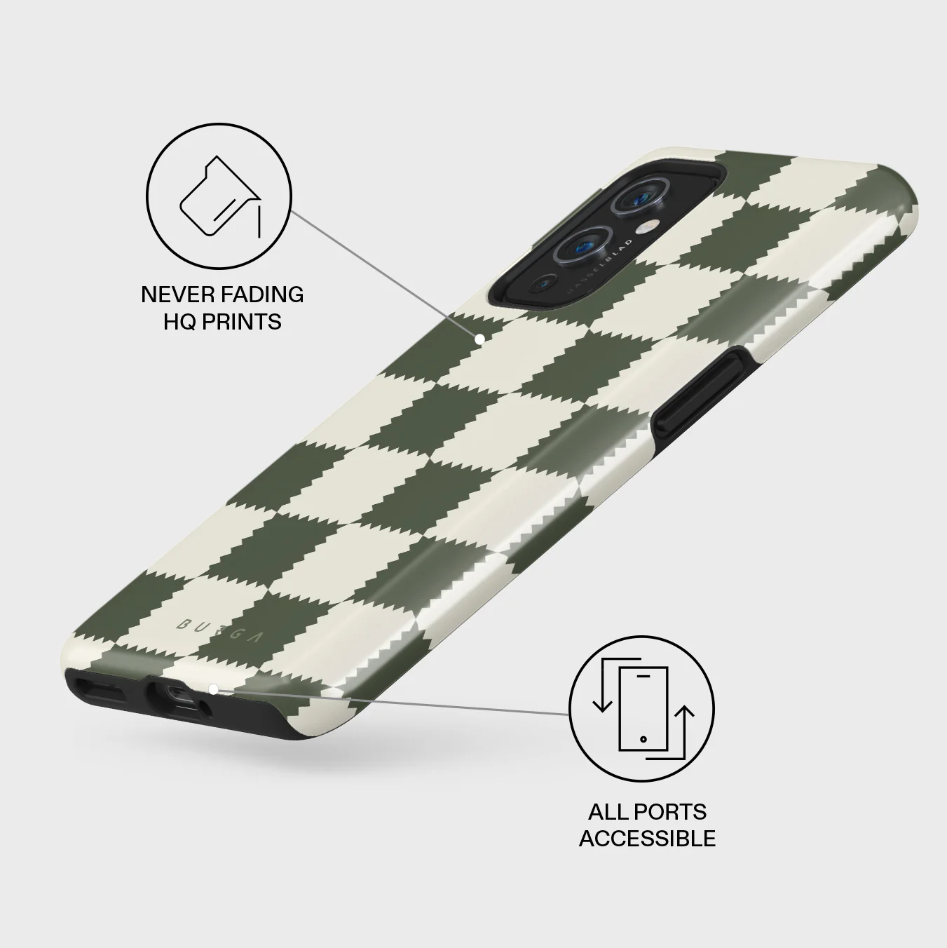 Retro Grid - OnePlus 9 Case - Image 3