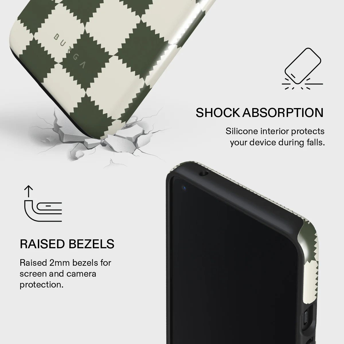 Retro Grid - OnePlus 9 Case - Image 4