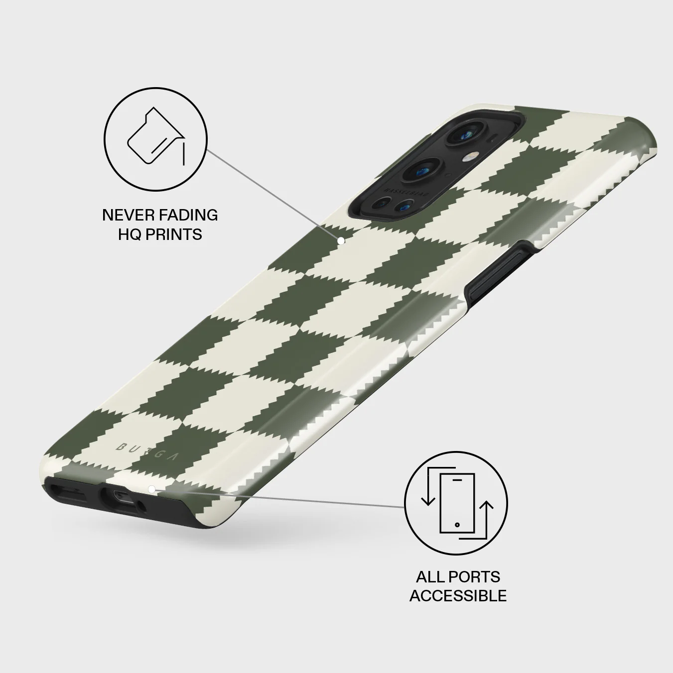 Retro Grid - OnePlus 9 Pro Case - Image 3