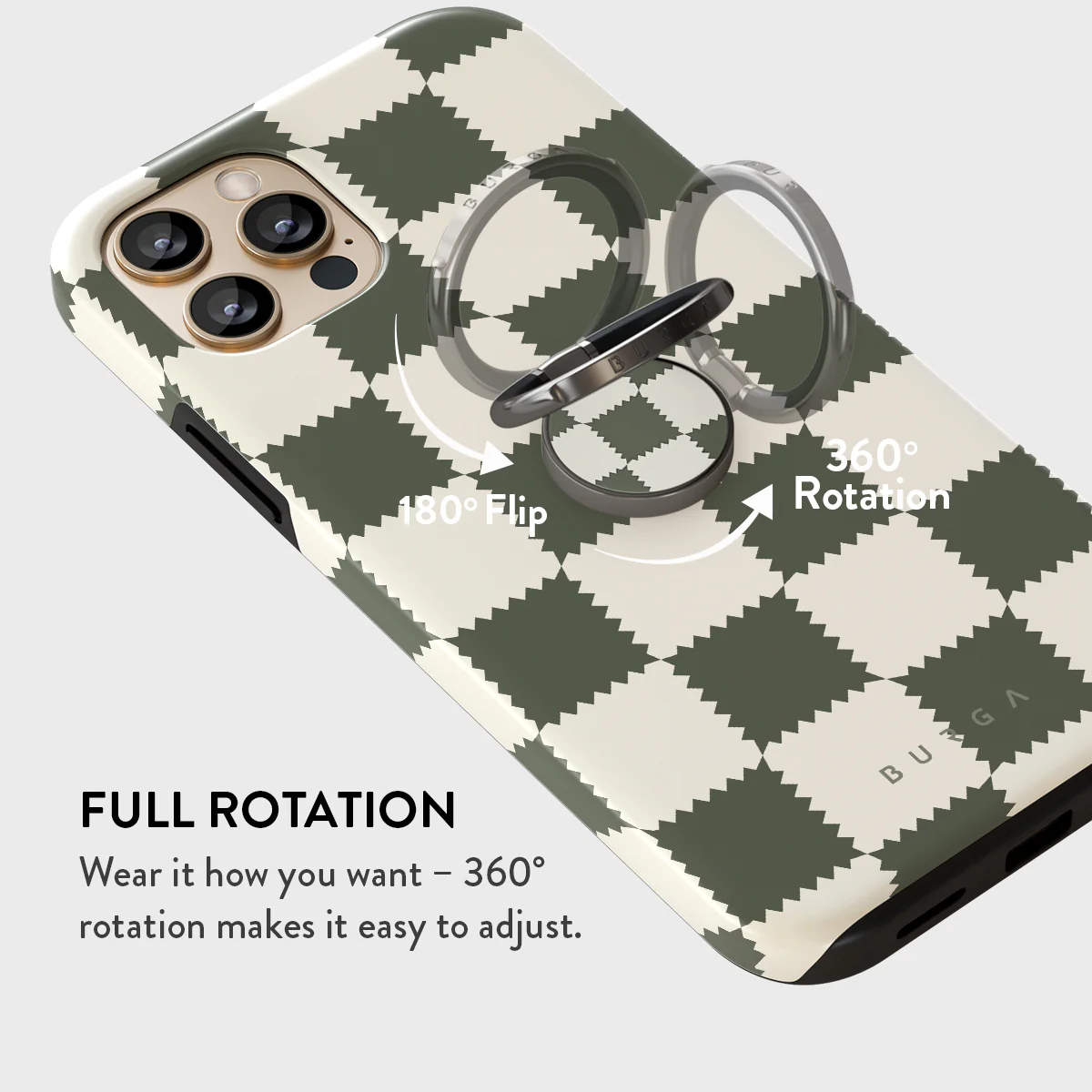 Retro Grid - Adhesive Ring Holder - Image 3