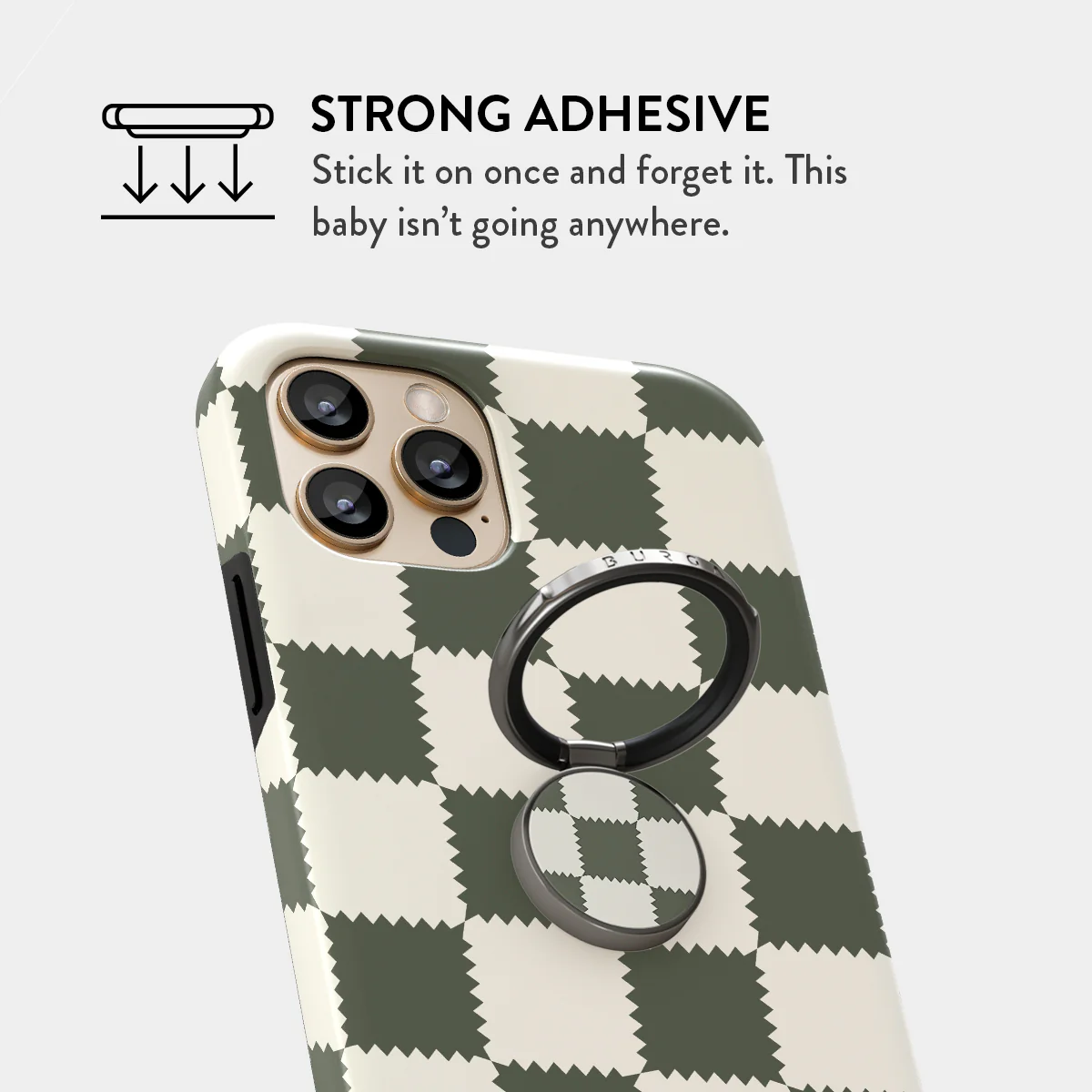 Retro Grid - Adhesive Ring Holder - Image 5