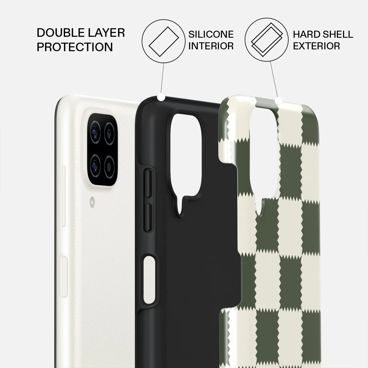 Retro Grid - Samsung Galaxy A12 4G Case - Image 2