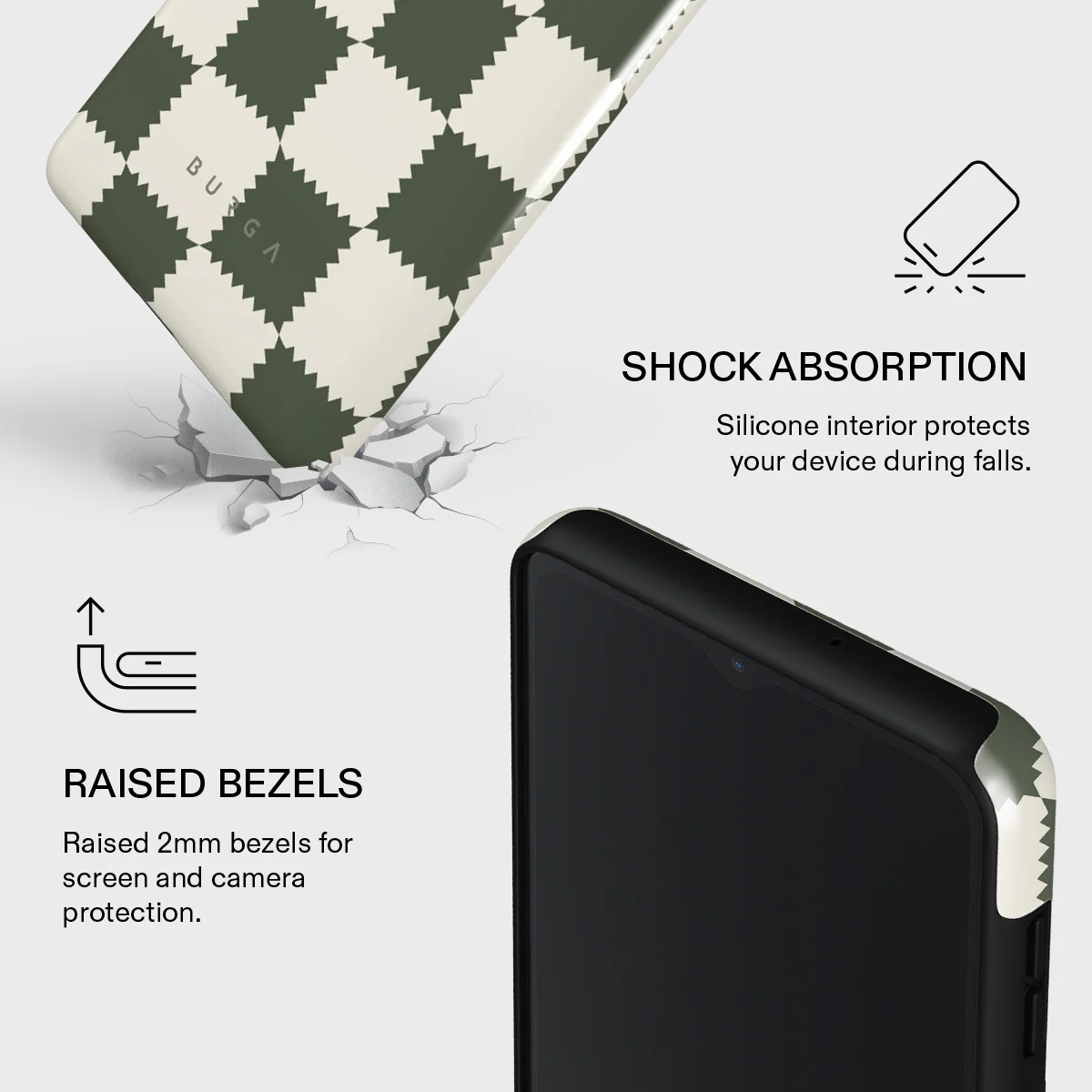 Retro Grid - Samsung Galaxy A12 4G Case - Image 4