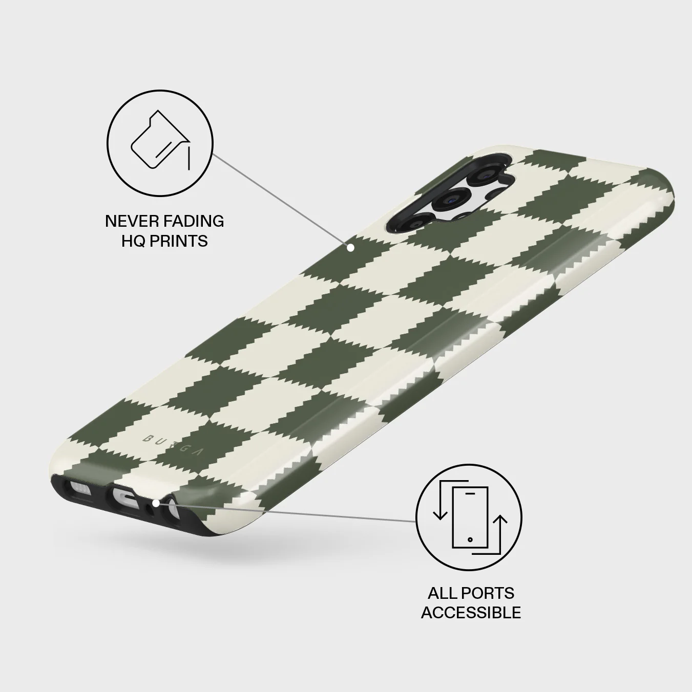 Retro Grid - Samsung Galaxy A13 4G Case - Image 3