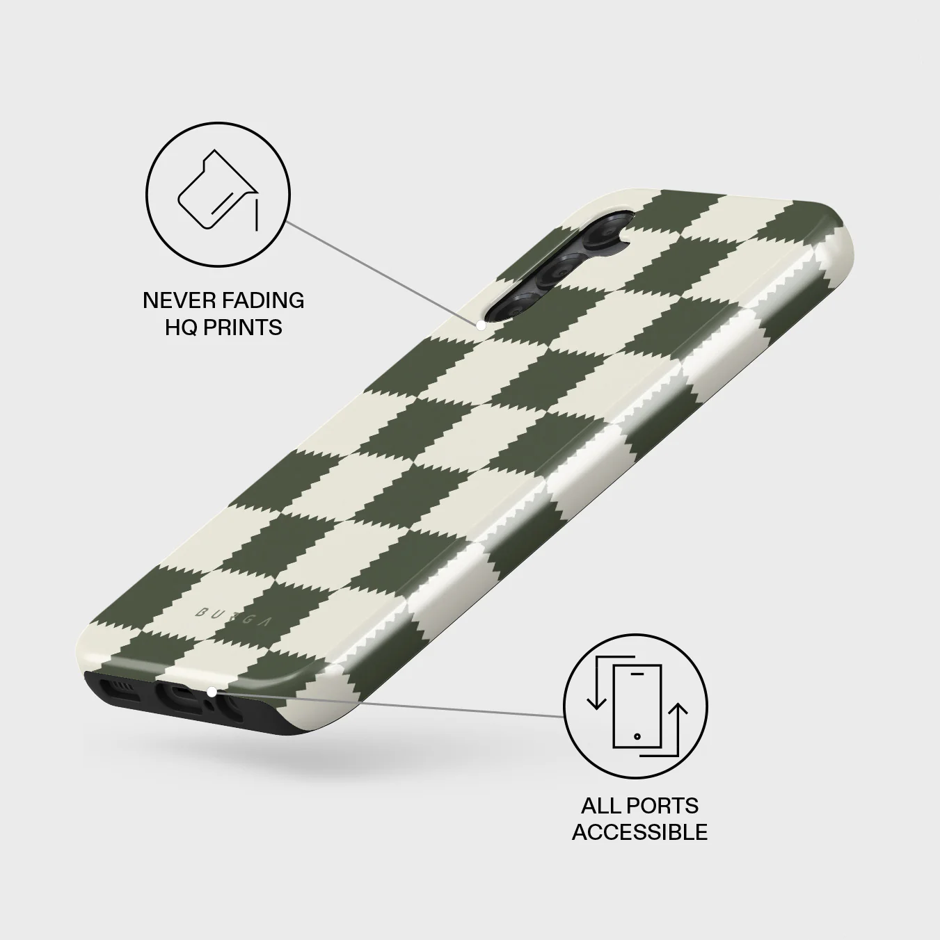 Retro Grid - Samsung Galaxy A14 5G Case - Image 3