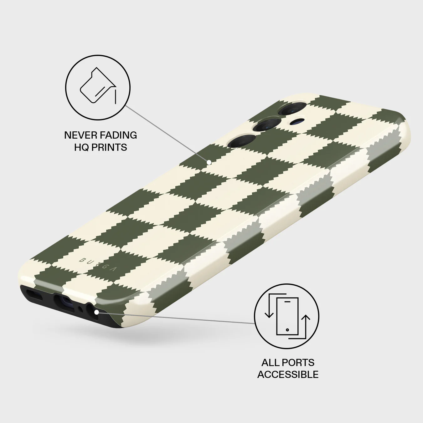 Retro Grid - Samsung Galaxy A15 4G / 5G Case - Image 3