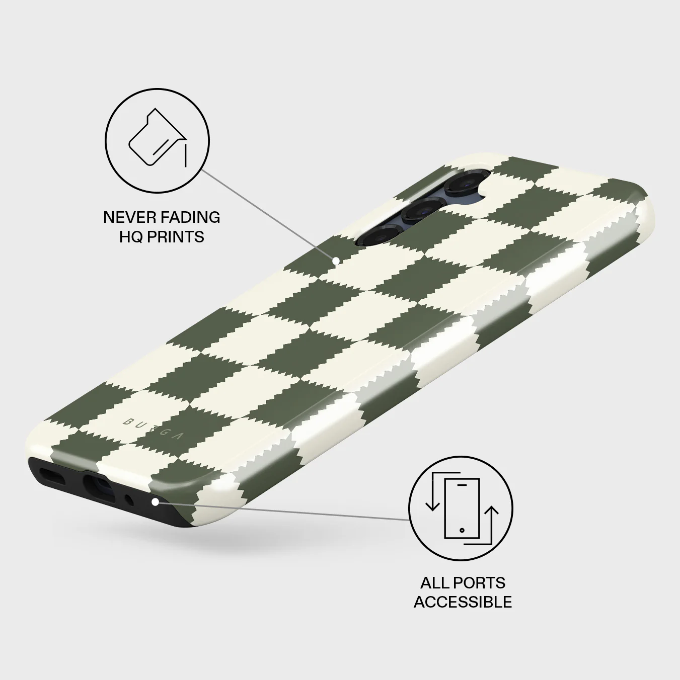 Retro Grid - Samsung Galaxy A16 Case - Image 3