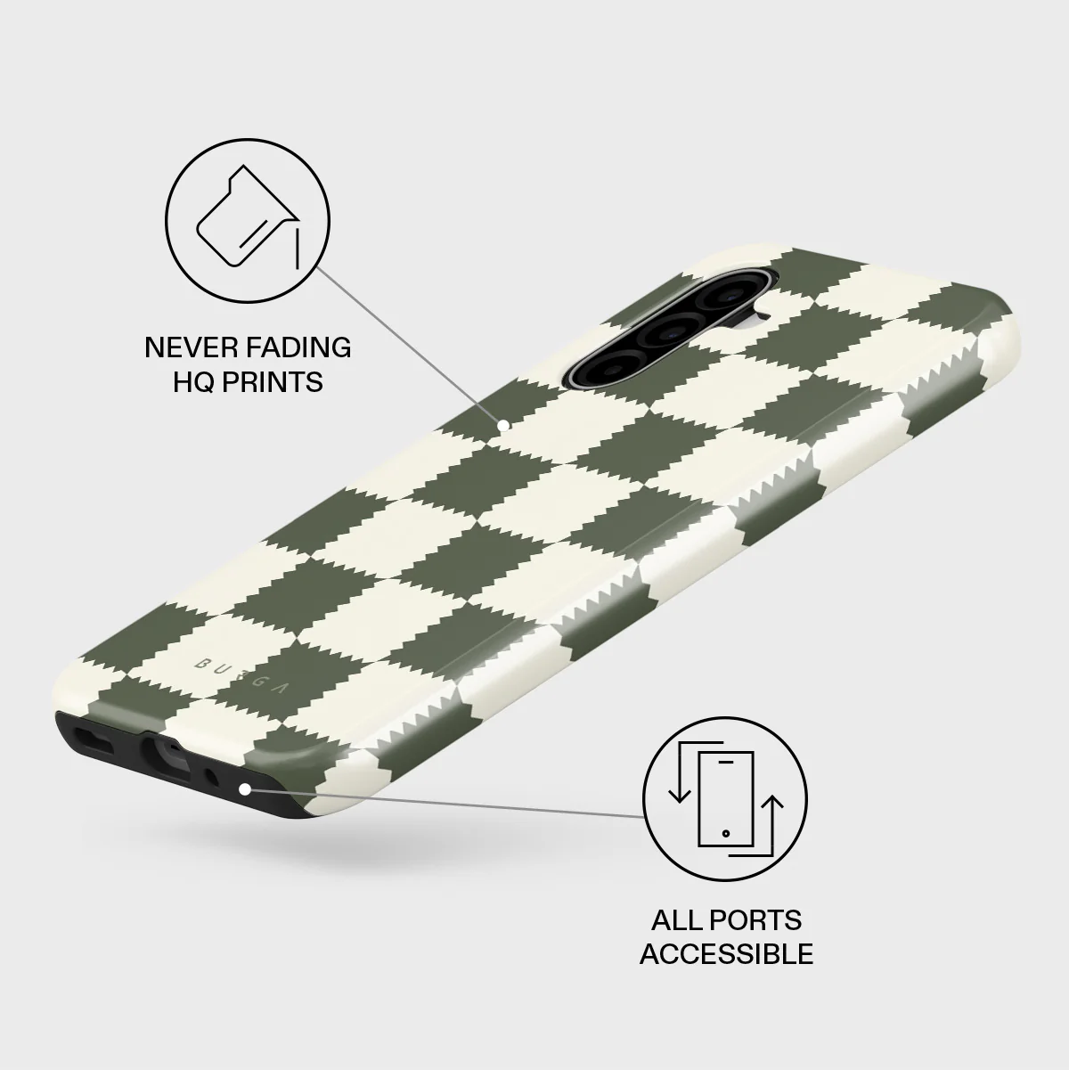 Retro Grid - Samsung Galaxy A17 Case - Image 3