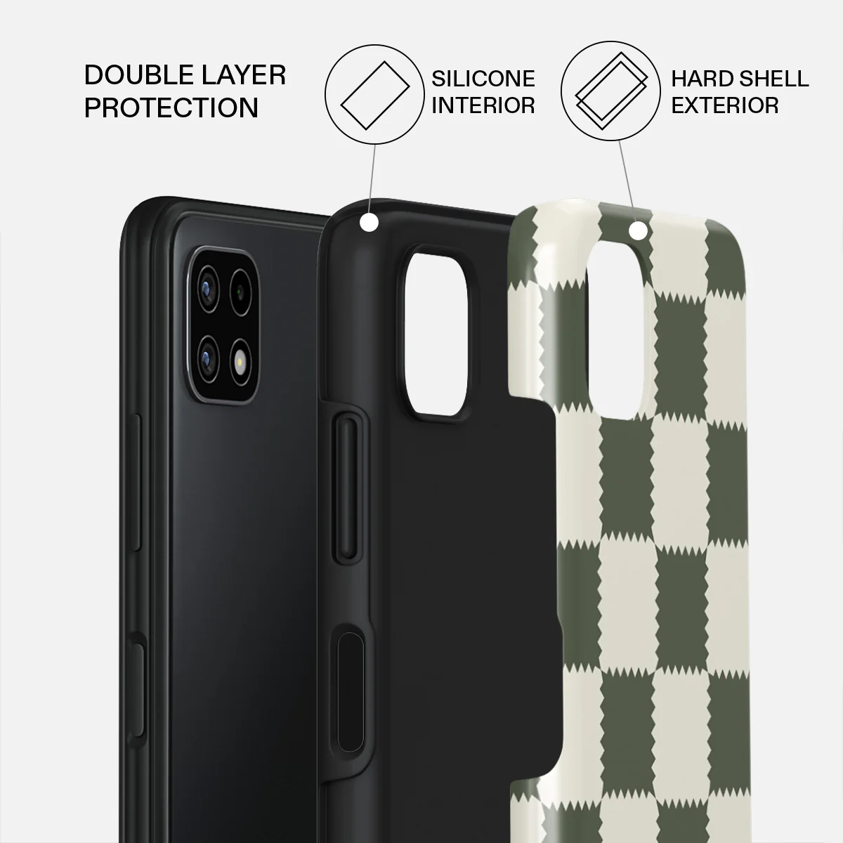 Retro Grid - Samsung Galaxy A22 5G Case - Image 2