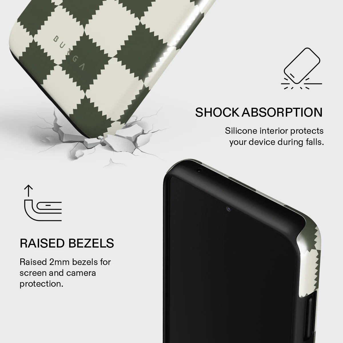 Retro Grid - Samsung Galaxy A22 5G Case - Image 4