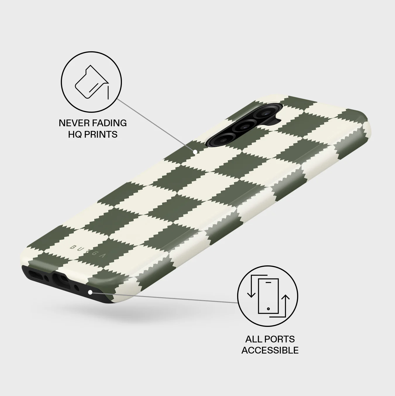 Retro Grid - Samsung Galaxy A26 5G Case - Image 3