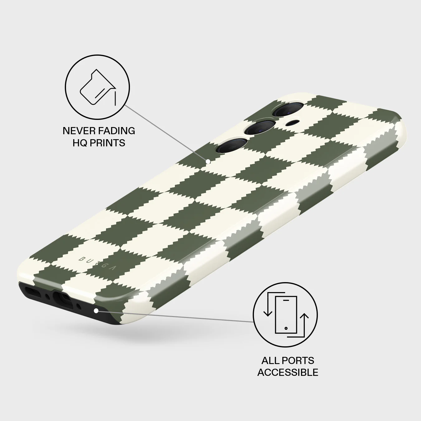 Retro Grid - Samsung Galaxy A35 Case - Image 3