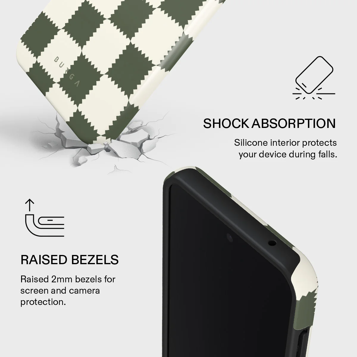 Retro Grid - Samsung Galaxy A35 Case - Image 4