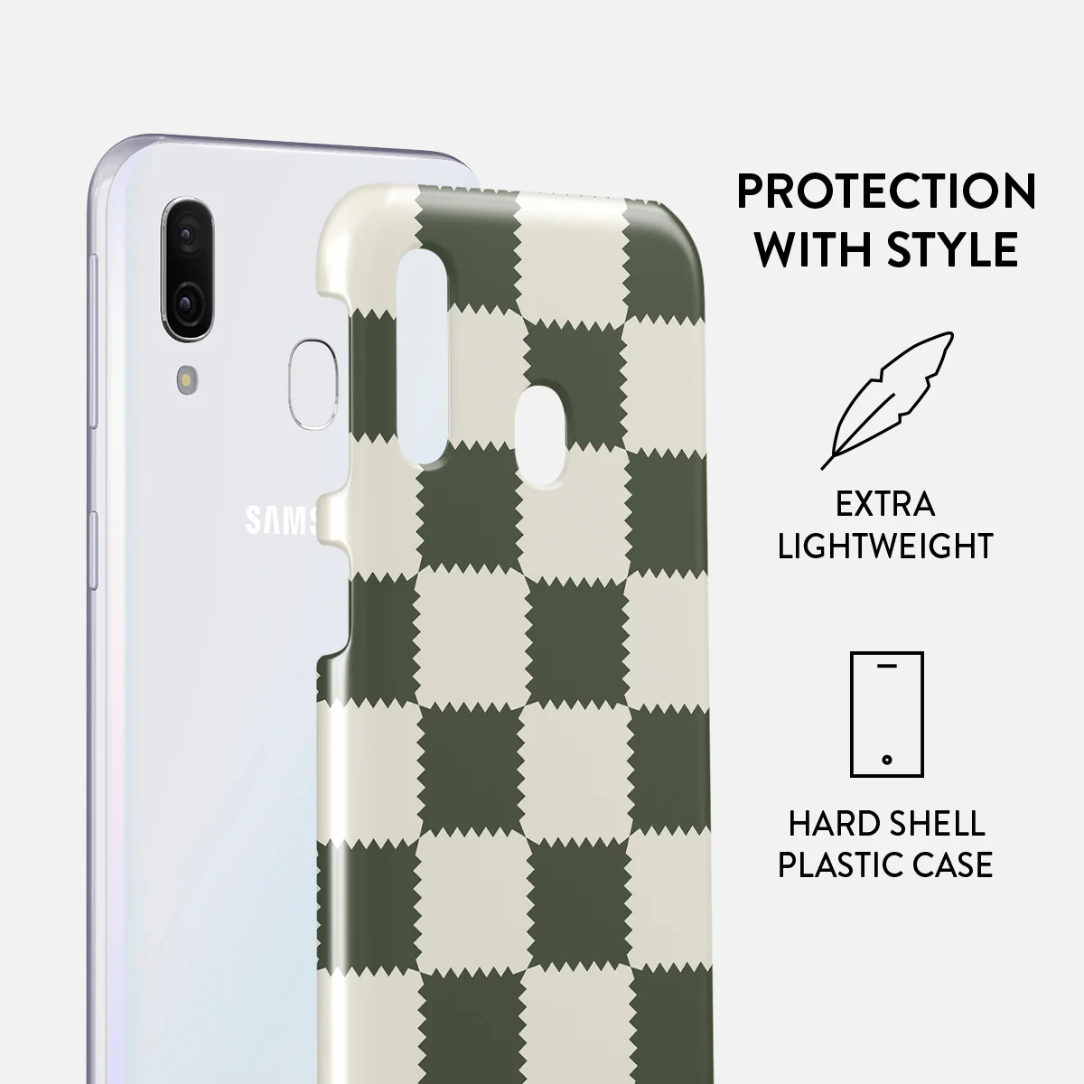 Retro Grid - Samsung Galaxy A40 Case - Image 2