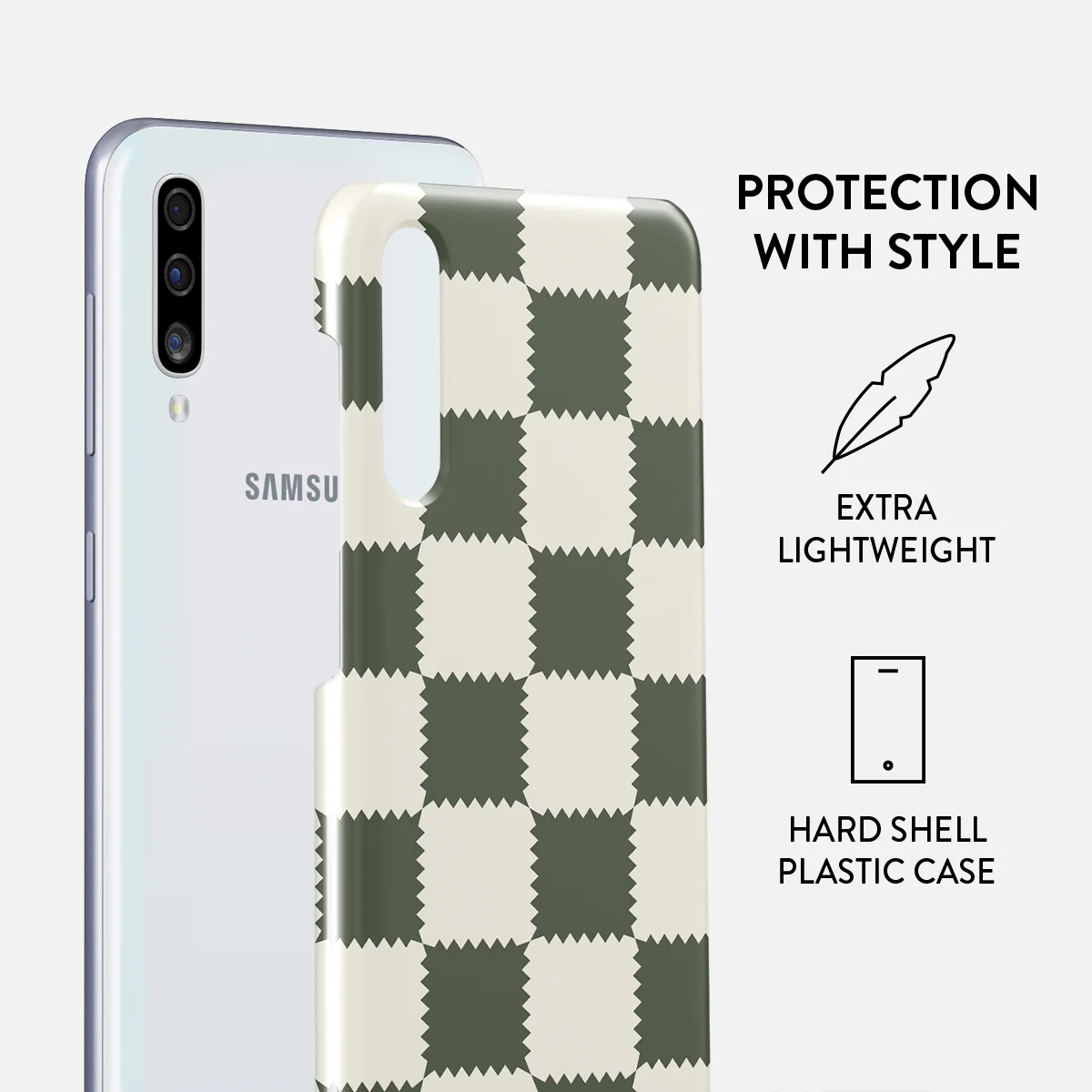 Retro Grid - Samsung Galaxy A50 Case - Image 2