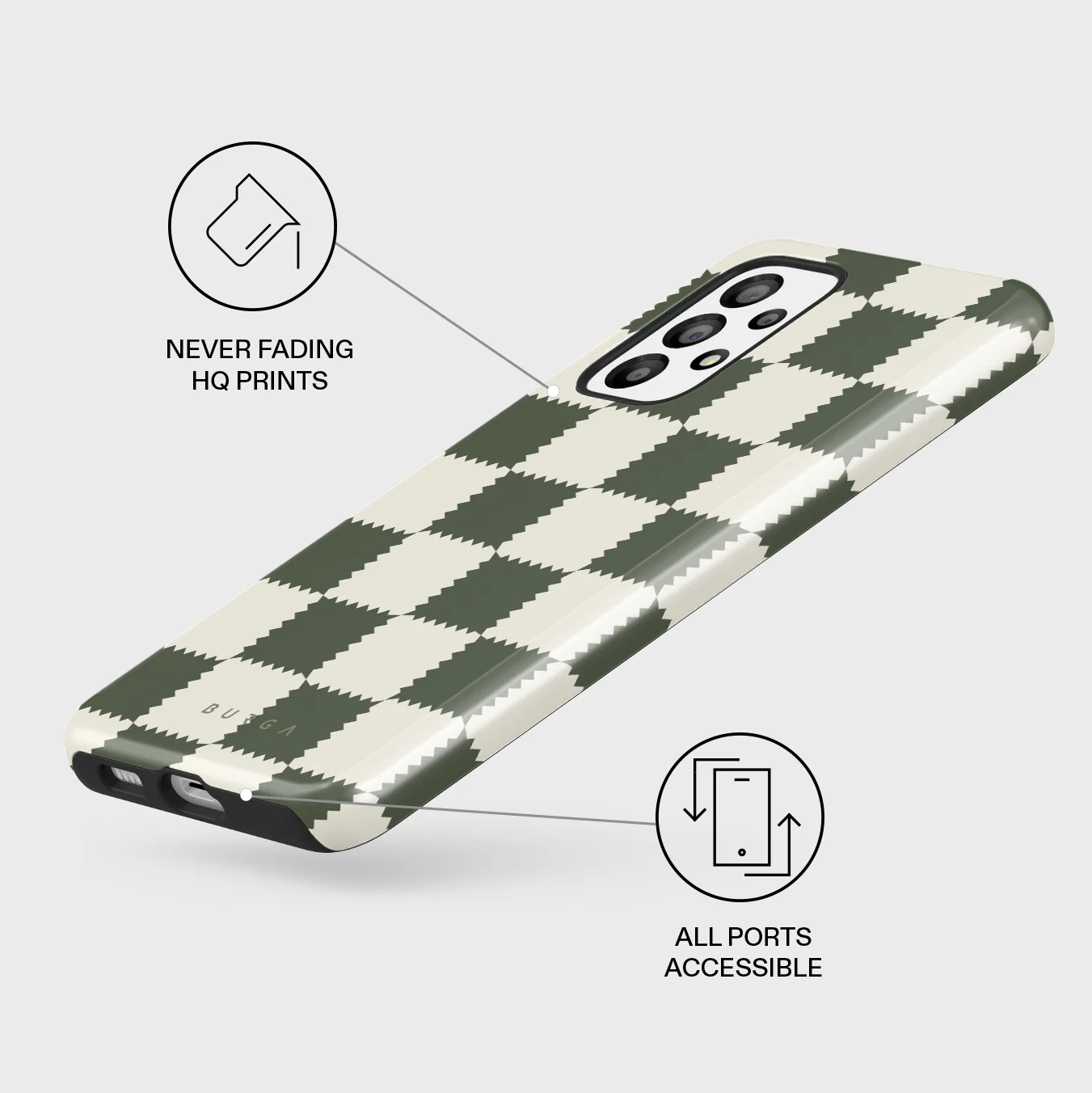 Retro Grid - Samsung Galaxy A53 Case - Image 3