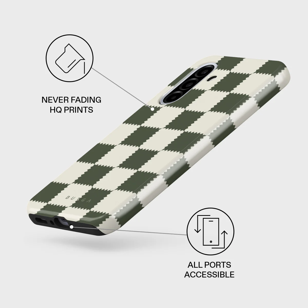 Retro Grid - Samsung Galaxy A56 5G Case - Image 3