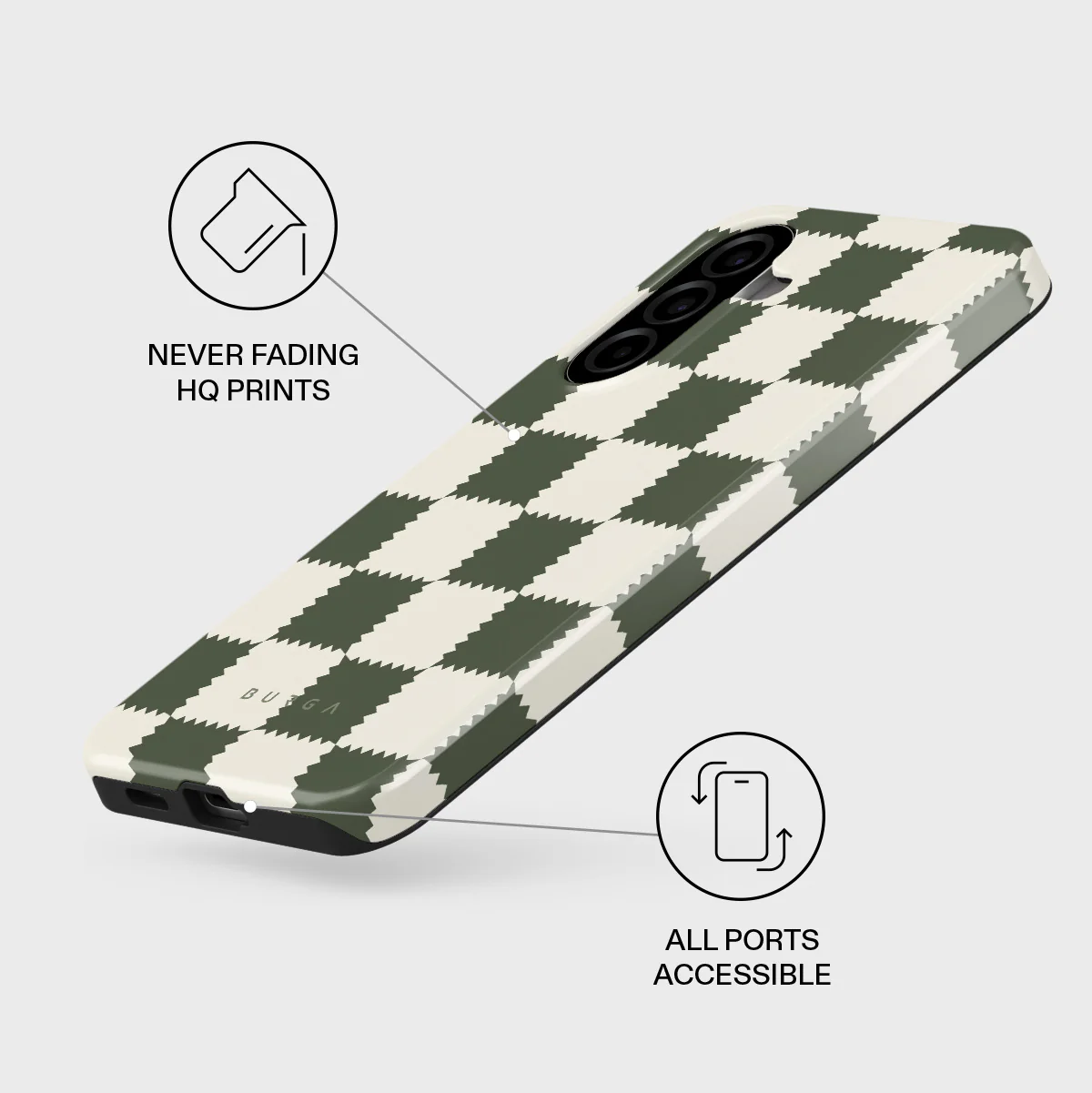 Retro Grid - Samsung Galaxy A57 5G Case - Image 3
