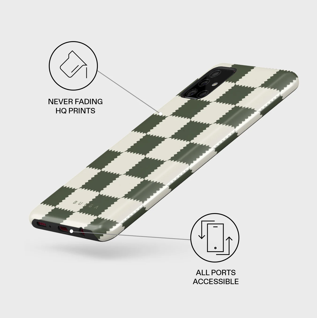 Retro Grid - Samsung Galaxy A71 4G Case - Image 3