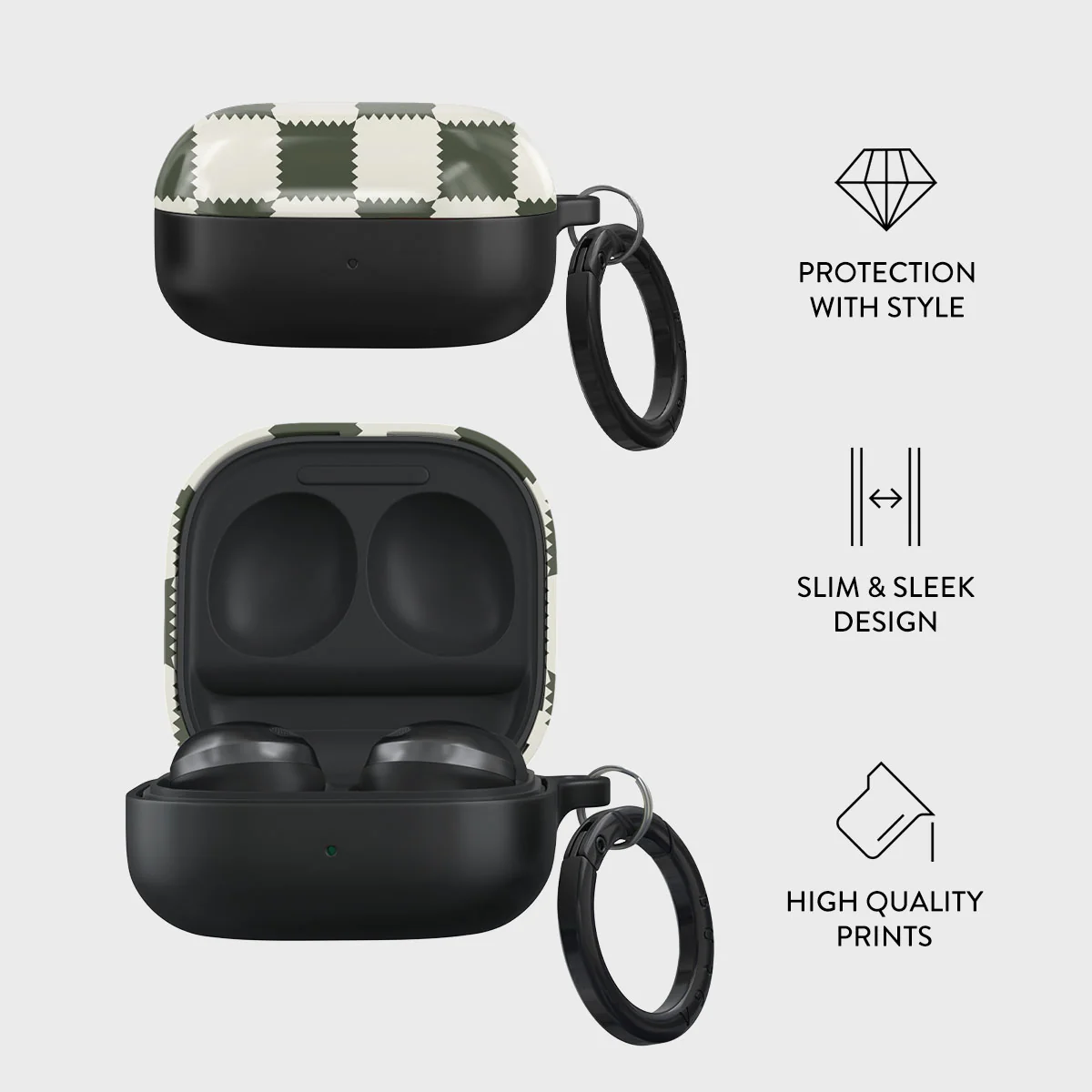 Retro Grid - Samsung Galaxy Buds Live Case - Image 4