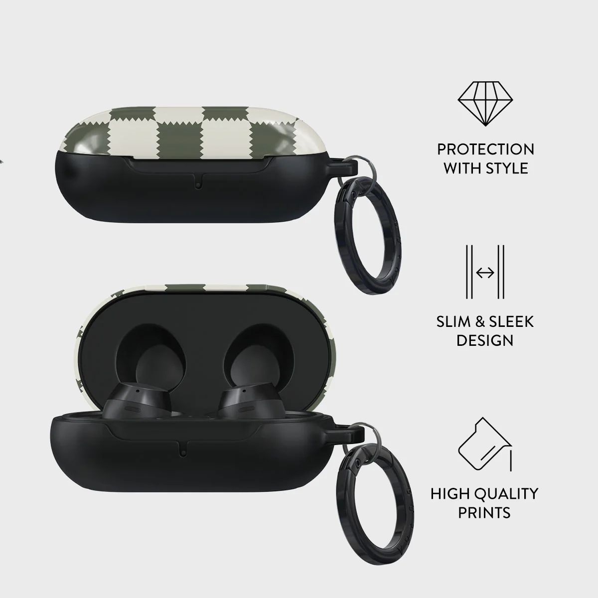 Retro Grid - Samsung Galaxy Buds Plus Case - Image 4